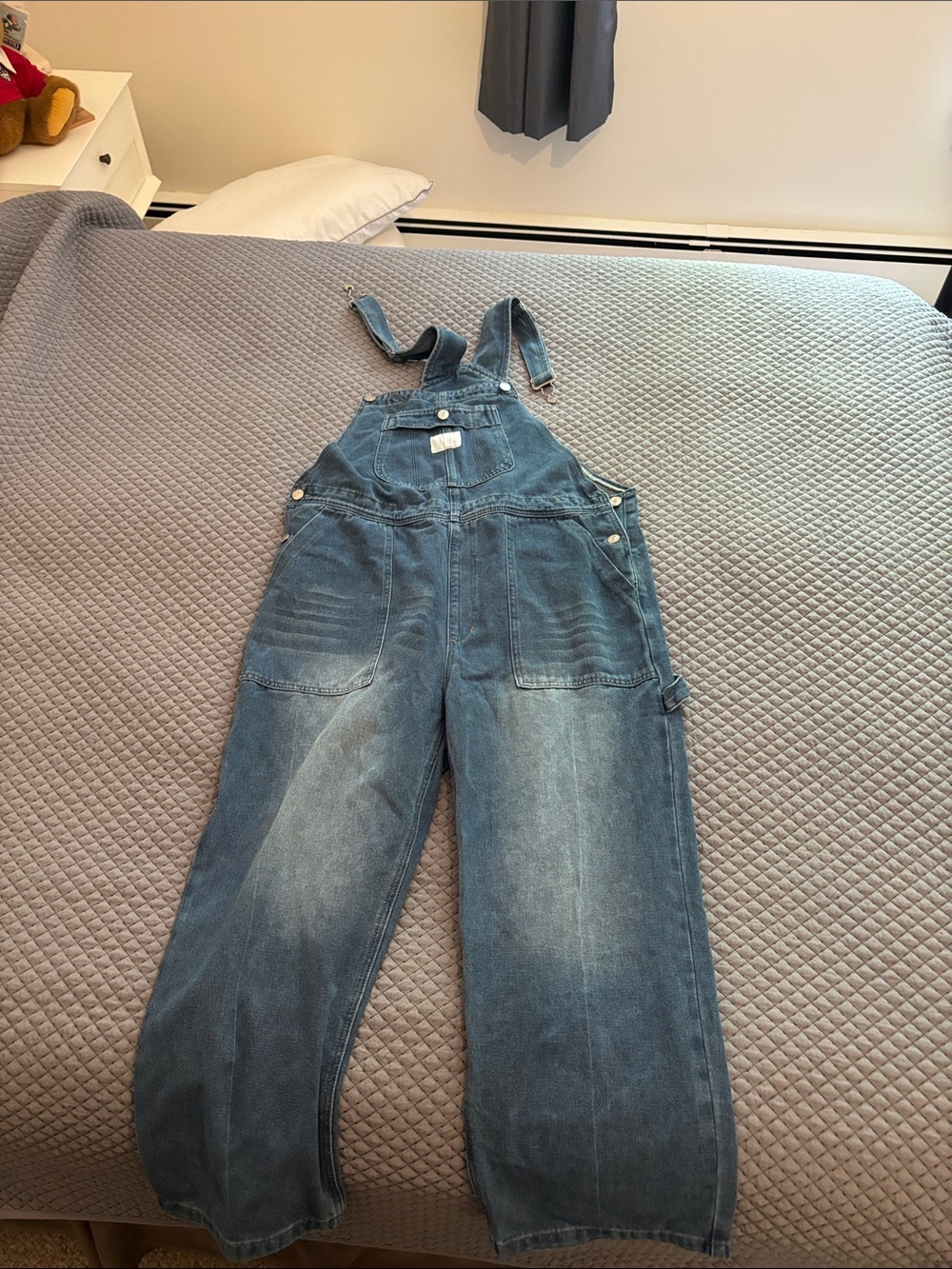 Denim Carpenter Overalls - Blue
